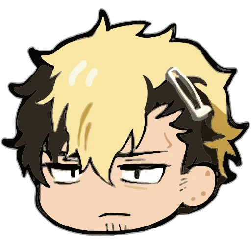 Эмодзи Blue exorcist Синий экзорцист для Telegram — скачать