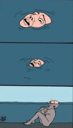 😭 Стикер «Будь нормальным» для Telegram