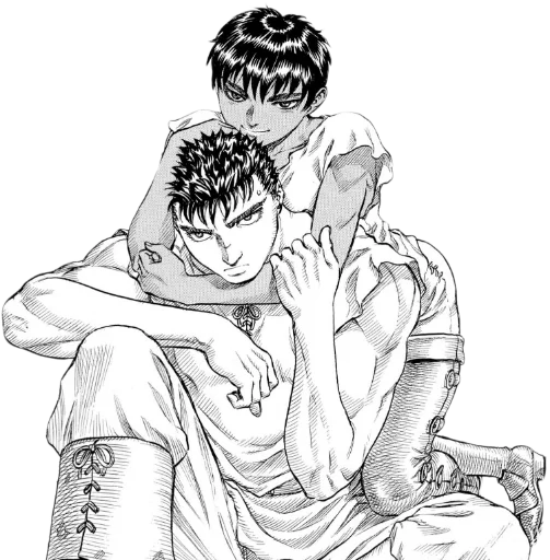 👩‍❤️‍👨 Стикер «Berserk - Берсерк» для Telegram