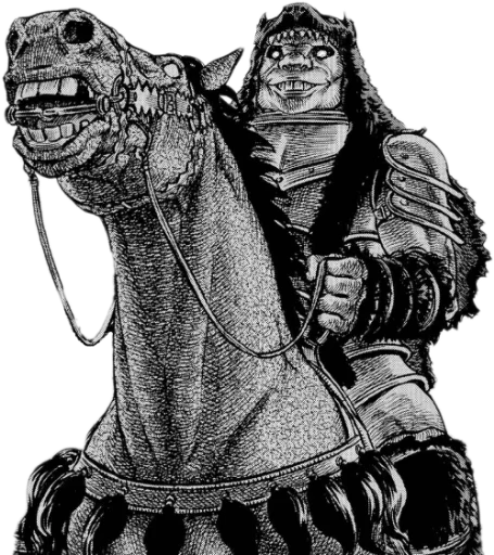 🐴 Стикер «Berserk - Берсерк» для Telegram