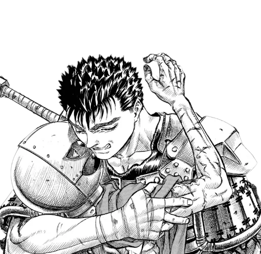 😔 Стикер «Berserk - Берсерк» для Telegram