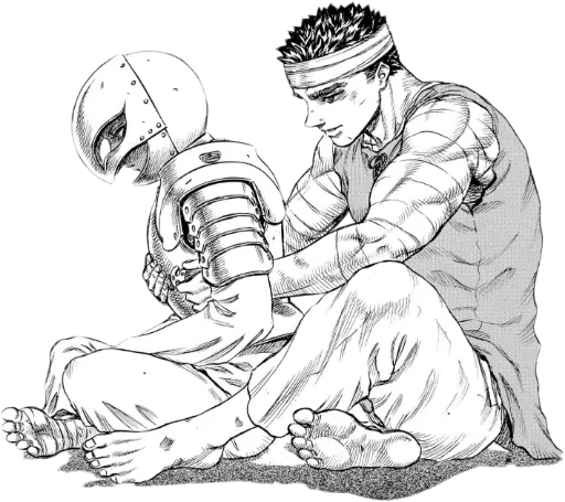 😶 Стикер «Berserk - Берсерк» для Telegram
