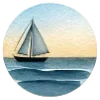 🌅 Эмодзи «Маяк и море #other» для Telegram