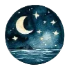 🌌 Эмодзи «Маяк и море #other» для Telegram