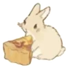 🐰 Эмодзи «🐰Rabbit and food» для Telegram