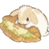 😊 Эмодзи «🐰Rabbit and food» для Telegram