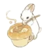🐰 Эмодзи «🐰Rabbit and food» для Telegram