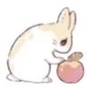 🐰 Эмодзи «🐰Rabbit and food» для Telegram