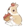 🐰 Эмодзи «🐰Rabbit and food» для Telegram