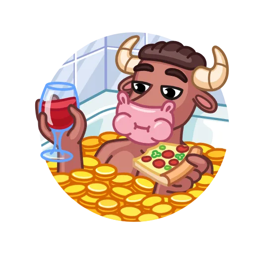 😋 Стикер «Investment Mammals» для Telegram