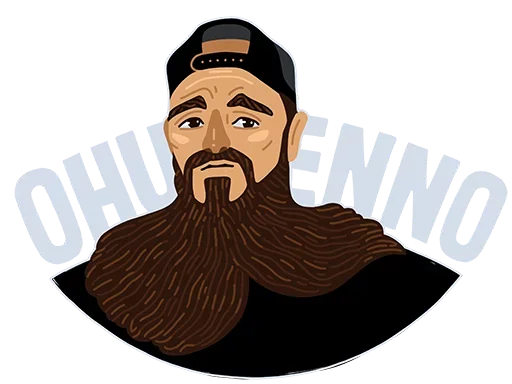 Стикерпак Beard Forever для Telegram — скачать
