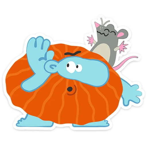 🐀 Стикер «Бодо Бородо» для Telegram