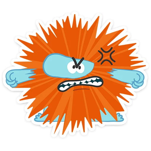 😠 Стикер «Бодо Бородо» для Telegram