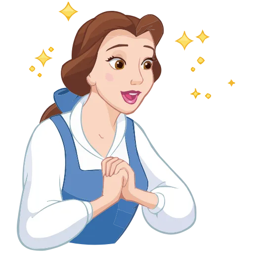🤩 Эмодзи «Красавица и Чудовище» для Telegram