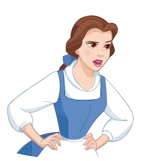 🤨 Эмодзи «Красавица и Чудовище» для Telegram