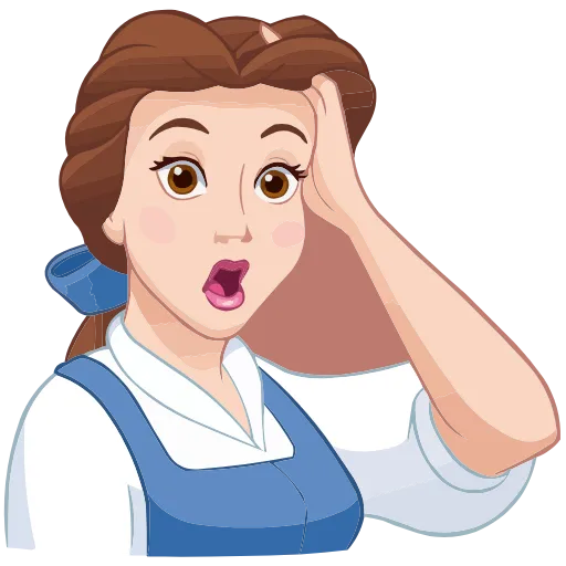 😱 Эмодзи «Красавица и Чудовище» для Telegram