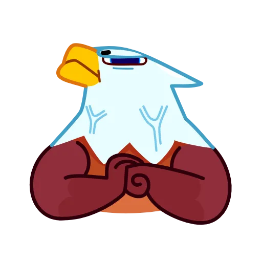 😡 Стикер «Beefy Eagle» для Telegram