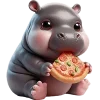 😋 Эмодзи «Бегемотик» для Telegram