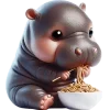 😋 Эмодзи «Бегемотик» для Telegram