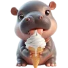 😋 Эмодзи «Бегемотик» для Telegram