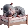 😴 Эмодзи «Бегемотик» для Telegram