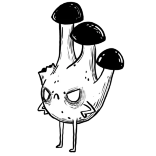 🍄 Стикер «Behemot_crta_stvari» для Telegram