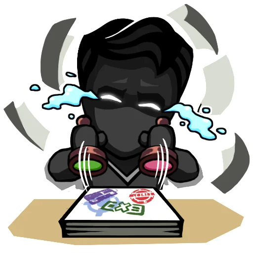 😰 Стикер «Beholder 2» для Telegram