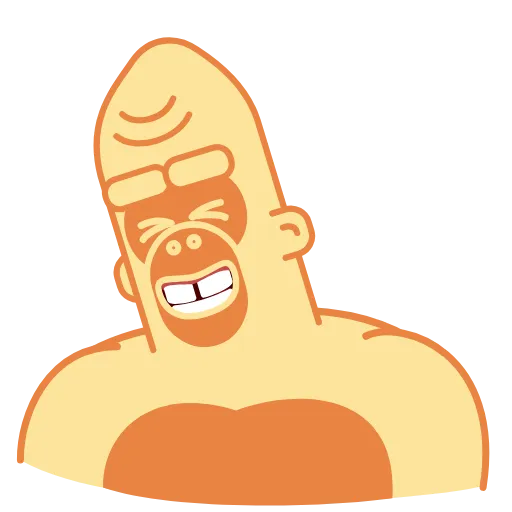 😆 Стикер «Beige Gorilla» для Telegram