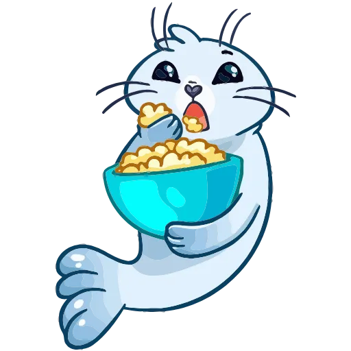 🍿 Эмодзи «Бельчик» для Telegram