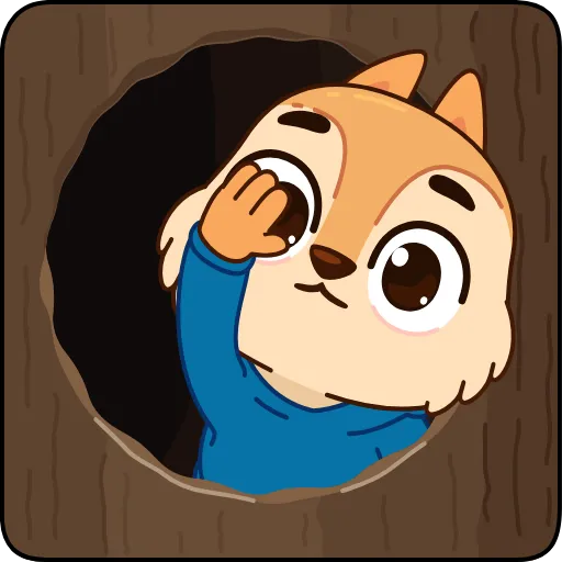 Эмодзи Белочка для Telegram — скачать