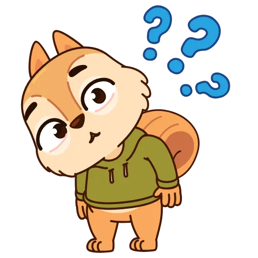 🤩 Эмодзи «Белочка» для Telegram