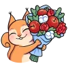 🤩 Эмодзи «Белочка Белла» для Telegram