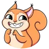 🤩 Эмодзи «Белочка Белла» для Telegram