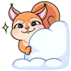 🤩 Эмодзи «Белочка Белла» для Telegram