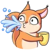 🤩 Эмодзи «Белочка Белла» для Telegram