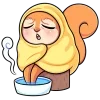 🤩 Эмодзи «Белочка Белла» для Telegram