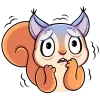 🤩 Эмодзи «Белочка Белла» для Telegram