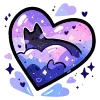 🐱 Эмодзи «Валентинка» для Telegram