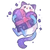 🐱 Эмодзи «Валентинка» для Telegram