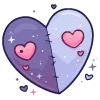 💜 Эмодзи «Валентинка» для Telegram