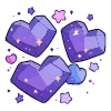 💜 Эмодзи «Валентинка» для Telegram