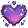 💜 Эмодзи «Валентинка» для Telegram