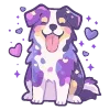 💜 Эмодзи «Валентинка» для Telegram