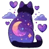 🐱 Эмодзи «Валентинка» для Telegram