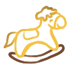 🎠 Эмодзи «Зелёные буквы и эмодзи» для Telegram