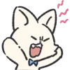 🤩 Эмодзи «Белый Пушистик» для Telegram