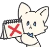 🤩 Эмодзи «Белый Пушистик» для Telegram