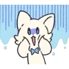 🤩 Эмодзи «Белый Пушистик» для Telegram