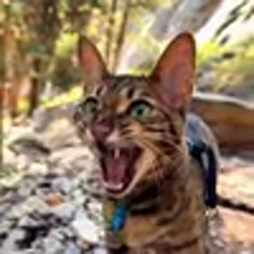 🤩 Эмодзи «Бенгальские котики» для Telegram