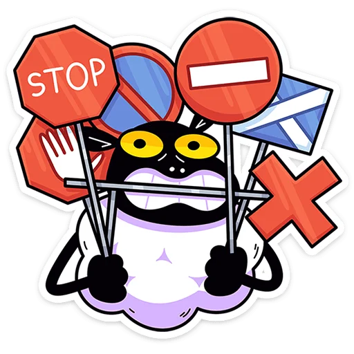 🐏 Стикер «Бенджи без надписей» для Telegram